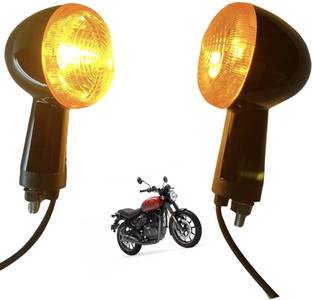 BIKEBLOOM Side, Rear, Front Halogen Indicator Light for Royal Enfield CLASSIC REBORN 350