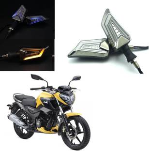Vagary Front, Rear LED Indicator Light for TVS Universal For Bike