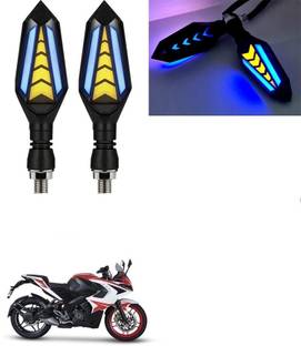 SRPHERE Front, Rear LED Indicator Light for Bajaj Universal For Bike