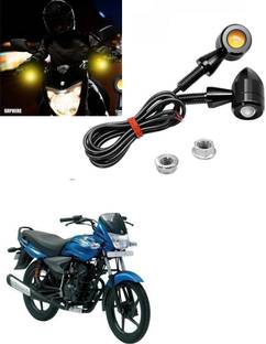 SRPHERE Front, Rear LED Indicator Light for Bajaj Platina 100 DTS-i