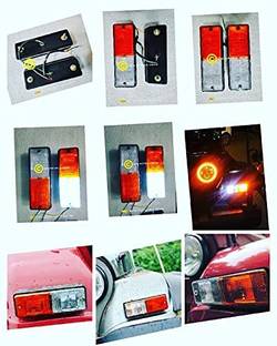 GOYAL MOTORS Front LED Indicator Light for Mahindra Marshal, Thar