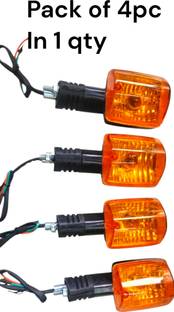 BIKEBLOOM Side, Rear, Front Incandescent Indicator Light for Hero Splendor Plus, Splendor Pro, Splendor