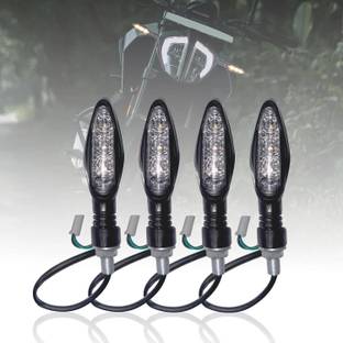 Moto Genius Front, Rear LED Indicator Light for Universal For Bike Apache 250, Apache RTR 160, Duke 390, RC 200, RC 390