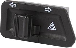 VermsBikers Universal Motorcycle Handlebar Indicator & Hazard Light Switch Handle Bar
