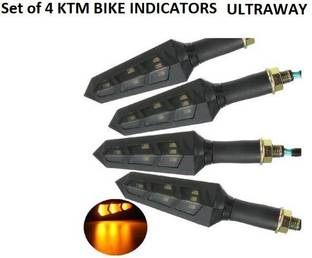 ULTRAWAY Front, Rear, Side LED Indicator Light for Universal For Bike Universal For Bike