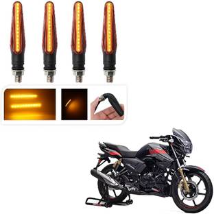 JMA TRADING Front, Rear LED Indicator Light for TVS Universal For Bike
