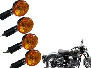 BIKEBLOOM Side, Rear, Front Halogen Indicator Light for Royal Enfield Classic 350