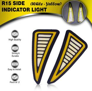 ASRYD Front, Rear, Side LED Indicator Light for Universal For Bike Universal For Bike