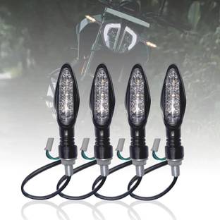 Moto Genius Front, Rear LED Indicator Light for Universal For Bike Universal For Bike, Apache RTR 160, Duke 390, RC 200, RC 390
