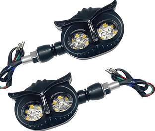 BIKEBLOOM Side, Rear, Front Neon Indicator Light for Universal For Bike, Hero Hunk OLD, Glamour FI, Splendor Plus, CBF Stunner, Universal For Bike