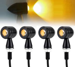 HALLOWS Front, Rear, Side LED Indicator Light for Universal For Bike Universal For Bike