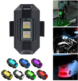 goshop Side, Front, Rear LED Indicator Light for Universal For Bike, Universal For Car Universal For Bike, Universal For Car