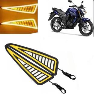 SHOWRIDE Front LED Indicator Light for Yamaha, Kawasaki, KTM R15 V3, R15, R15 V2, CBR 150 R, RC 200, Ninja 300