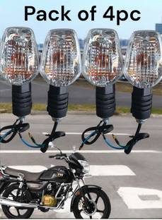 BIKEBLOOM Side, Rear, Front Halogen Indicator Light for TVS Star