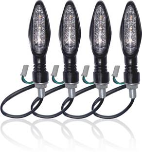Moto Genius Front, Rear LED Indicator Light for Universal For Bike Universal For Bike, Apache RTR 160, Duke 390, RC 200, RC 390
