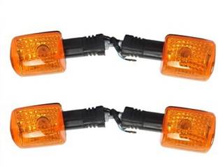 ZILLA Front, Rear, Side Incandescent Indicator Light for Universal For Bike, Hero Splendor Plus, Splendor Pro, Splendor