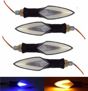 DriveXpert Front, Rear LED Indicator Light for Universal For Bike Universal For Bike