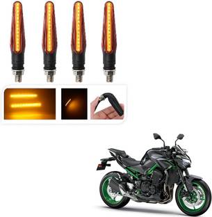 JMA TRADING Front, Rear LED Indicator Light for Kawasaki Universal For Bike