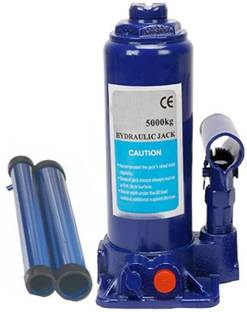 MATIES 5Ton Hydraulic BottleJack Protable/Compact AlloySteel Universal For Car,SUV,MPV Vehicle Jack