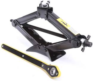 Kruvad Scissor Jack Ratchet Handle Saving Strength Design Car Jack Kit 1.5 Tons Scissor Vehicle Jack