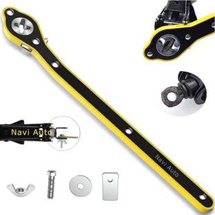 NAVI AUTO Labor Saving Hand Car Jack Wrench/Wrench/Jack Ratchet Wrench for Car Ratchet Wrench Single Sided Rachet Wrench
