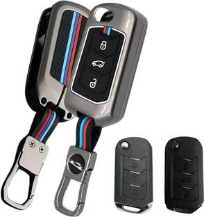 JMD GLOBAL SALES Metal Key Cover Compatible with Mahindra Scorpio N Key Chain