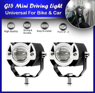 Flipkart SmartBuy Motorcycle G15 Mini Driving Spot/Fog Light Dual Color Super High Beam Fog Lamp Car, Motorbike LED (12 V, 15 W)