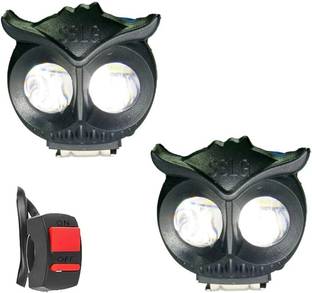 BIKEBLOOM Owl Led Fog Light Projector Bar Light with Turn On/Off Switch Fog Lamp Motorbike LED (12 V, 30 W)