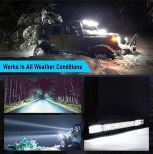 Flipkart SmartBuy 21 Inch 128 LED Bar Light 128 LED Light for Cars,Truck White Light Fog Lamp Car LED (12 V, 120 W)