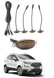 AYW 4 LED Front Grill Led Lights Amber Lights DRL For Ecosport-Ford-2013 Parking Light Car, Van LED for Ford (12 V, 12 W)
