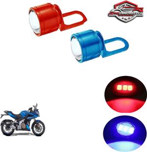 Autoinnovation Motorcycle Strobe Flasher Dual Blinking LED Light for Bajaj Pulsar F250 _82 Indicator Light Motorbike LED for Bajaj (12 V, 15 W)