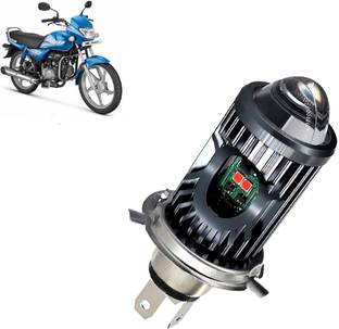 AUTO PEARL White/Yellow Dual Beam & Flicker Red/Blue Led for HF DeluxeBS6 Fog Lamp Motorbike LED for Hero (12 V, 35 W)