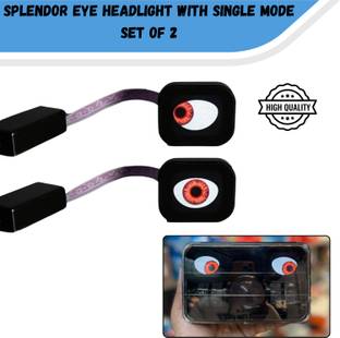 SRPHERE SR2 Headlight Red Devil Eye Light Set of 2 Headlight Motorbike LED Interior Light Motorbike LED (12 V, 5 W)