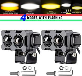 automunk AM1 FOG LIGHT WHITE/YELLOW FLASHING Fog Lamp Car, Truck LED (12 V, 36 W)