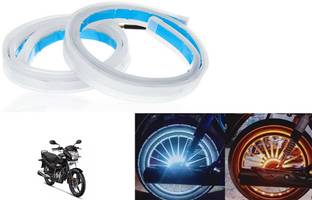 SHOP4U Waterproof 60CM Flexible Ultra Fine Daytime Running Light Super Splendor Xtec Interior Light Motorbike LED for Hero (12 V, 12 W)
