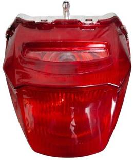 AEROTEK Compatible Shine BS6 Assembly (No Bulb) Tail Light Motorbike Halogen for Honda (12 V, 12 W)