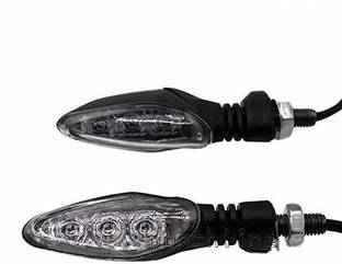 OBEROI'S TRADERS Amber 3 LED Turn Signal Indicator Light Lamp for All KTM Bikes Indicator Light Motorbike LED (12 V, 12 W)