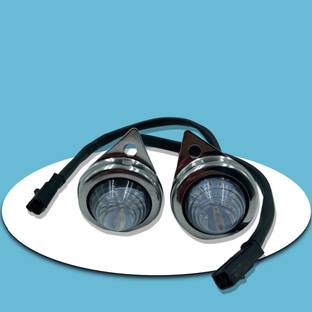 Moterix ROYAL ENFIELD PARKING LED EYES WHITE COLOR MADE IN INDIA Parking Light Motorbike LED for Royal Enfield (12 V, 12 W)
