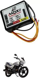 E-Shoppe 16 Different Pattern Flasher Relay for LED& Bulb Indicators For Freedom DX Indicator Light Motorbike LED for LML (12 V, 24 W)
