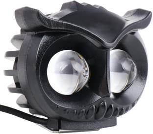 RawatZ Owl Fog Light 2 in 1 Spot Light with Flood Light Orignal Laser Fog Light Fog Lamp Motorbike LED (12 V, 20 W)