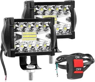 FABTEC 18 LED 4 INCH) Fog Lamp Motorbike LED (12 V, 55 W)