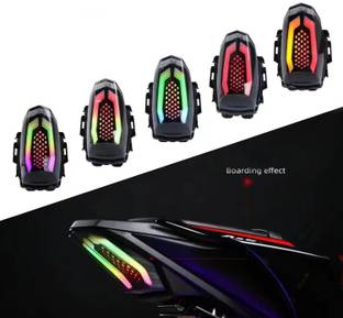 Vagary Tail Light for R15 V3, V4, R15 M With Multicolour Flowing Running Indicator Tail Light Motorbike LED for Yamaha (12 V, 15 W)