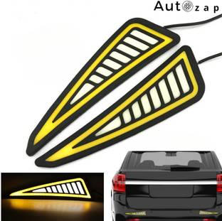 Autozap Car LED Silicone Waterproof DRL Strips COB LED Daytime Running Light Indicator Light Car LED (12 V, 20 W)