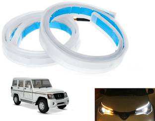 ROYAL AUTO MART Waterproof 60 CM Flexible Ultra-Fine Daytime Running Light for Car-CL045 Interior Light Motorbike, Car, Van, Truck LED for Mahindra (12 V, 12 W)