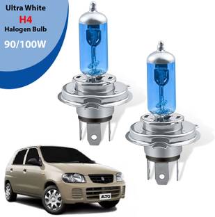 AUTO PEARL H4 Halogen Headlight bulb 90/100W 5000K Ultra White Low/High Beam Bulb (A44) Headlight Car, Truck, Van Halogen for Maruti Suzuki (12 V, 100 W)