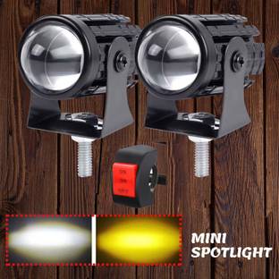 Znee Smart Spotlights Mini Projector Fog Light Front Driving Lampwith Three Line Switch Fog Lamp Car, Motorbike, Truck, Van LED (12 V, 36 W)