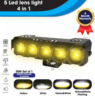 Otoroys 5 LED Future Eye 5 in 1 Powerful 30 W Fog Light With Devil Eye Fog Lamp Motorbike, Car LED (12 V, 30 W)