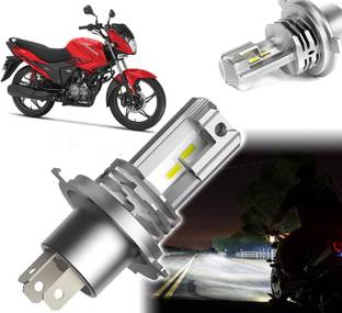 AUTO PEARL H4 HS1 Bulbs Hi-Lo Beam, 900% Brighter 33000LM 30000 Hrs Lifespan for GlamourBS6 Headlight Motorbike LED for Hero (12 V, 45 W)