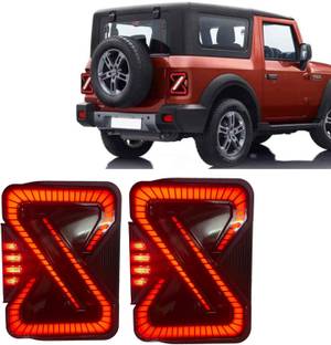 Sigmatech Matrix THR Fancy scanning tail light 01 Tail Light Car LED for Mahindra (12 V, 50 W)