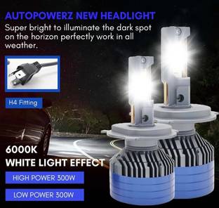 LIU HJG White LED 300 WATT DC 12V-80V Headlight Bulb Headlight Car LED (12 V, 300 W)